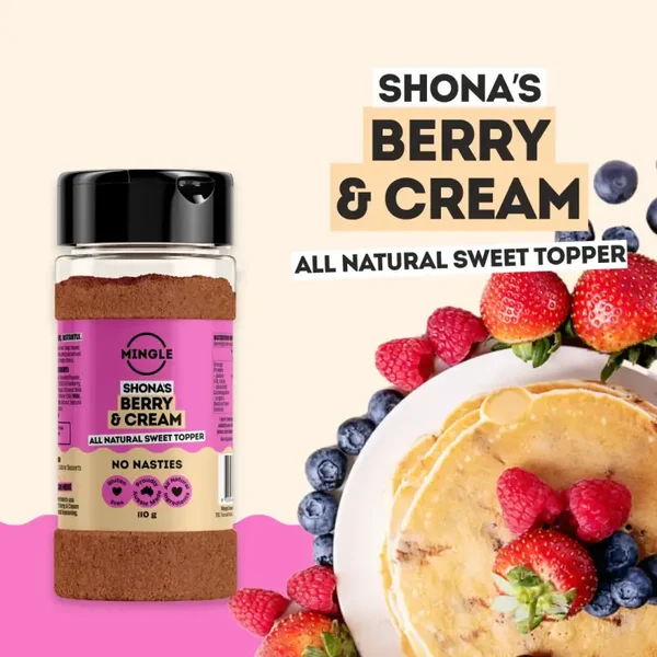 Mingle Shona's Berry & Cream Sweet Topper 110g