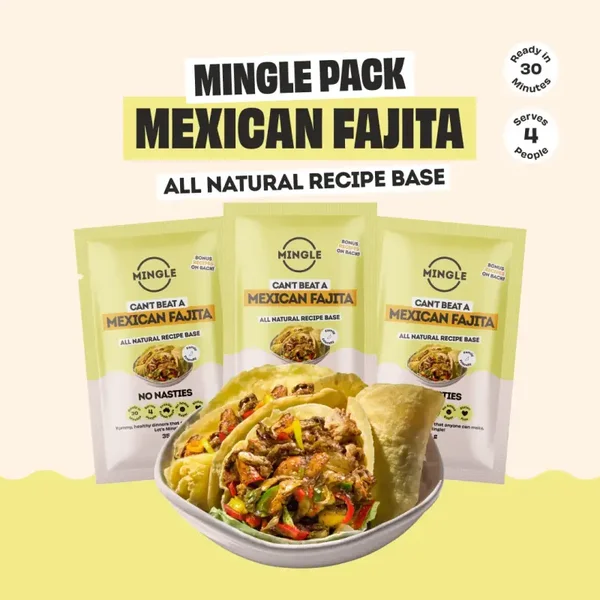 Mingle Can't Beat A Mexican Fajita Sachet 30g