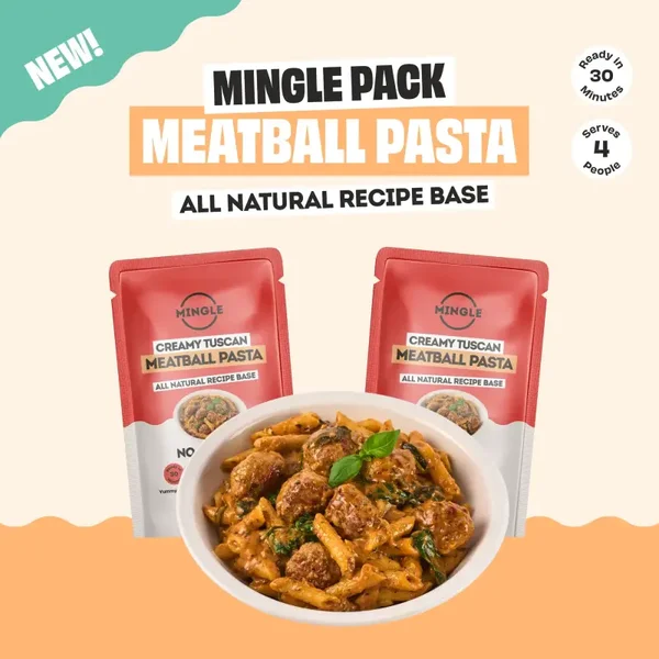 Mingle Creamy Tuscan Meatball Pasta Recipe Base 170g