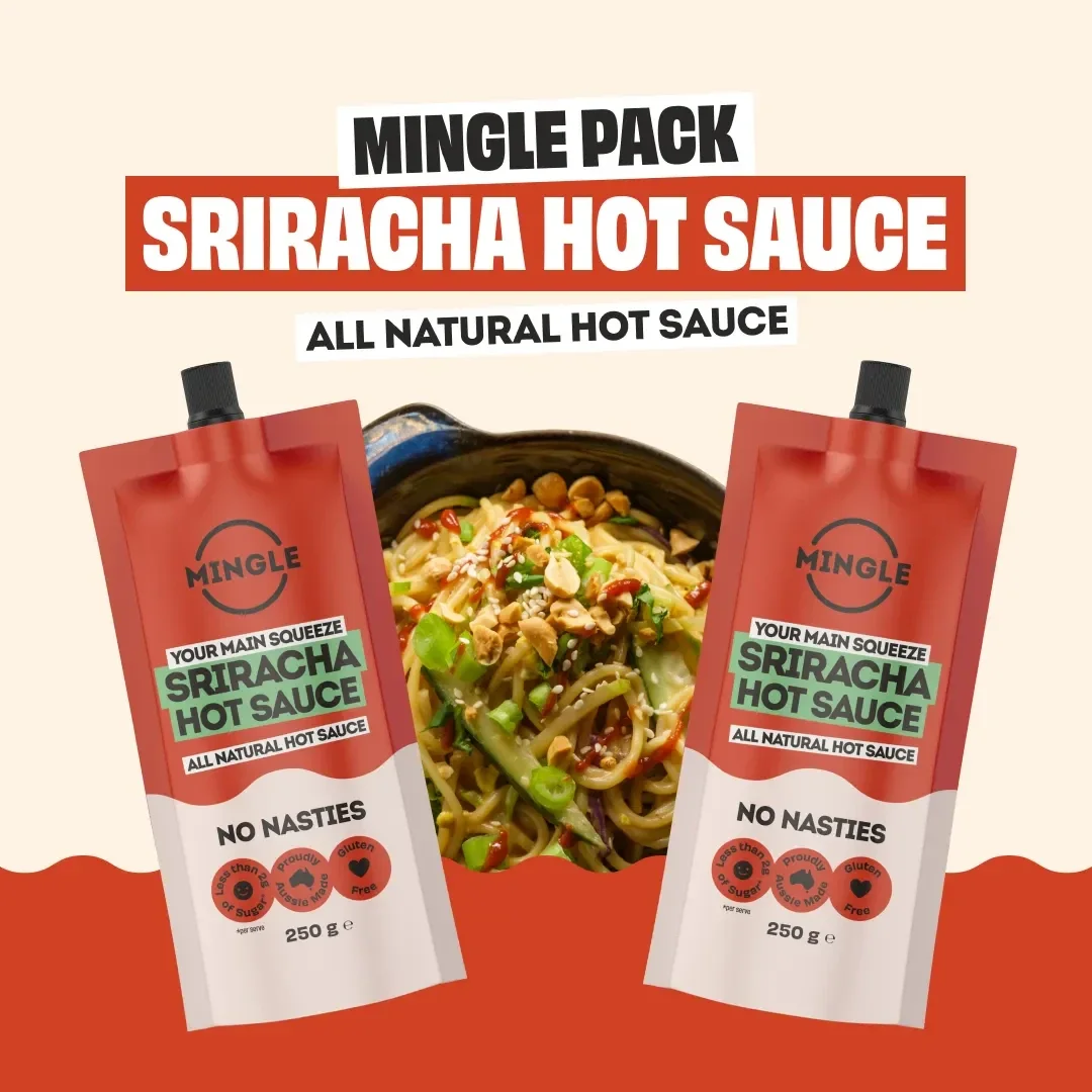 Mingle Sriracha Hot Sauce Pouch 250g