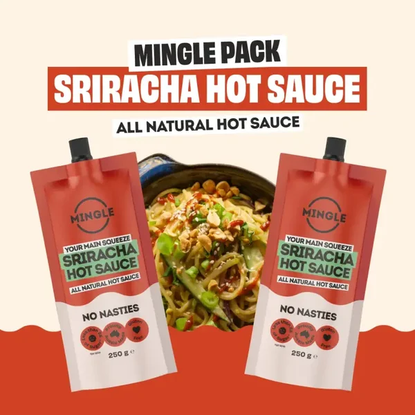Mingle Sriracha Hot Sauce Pouch 250g