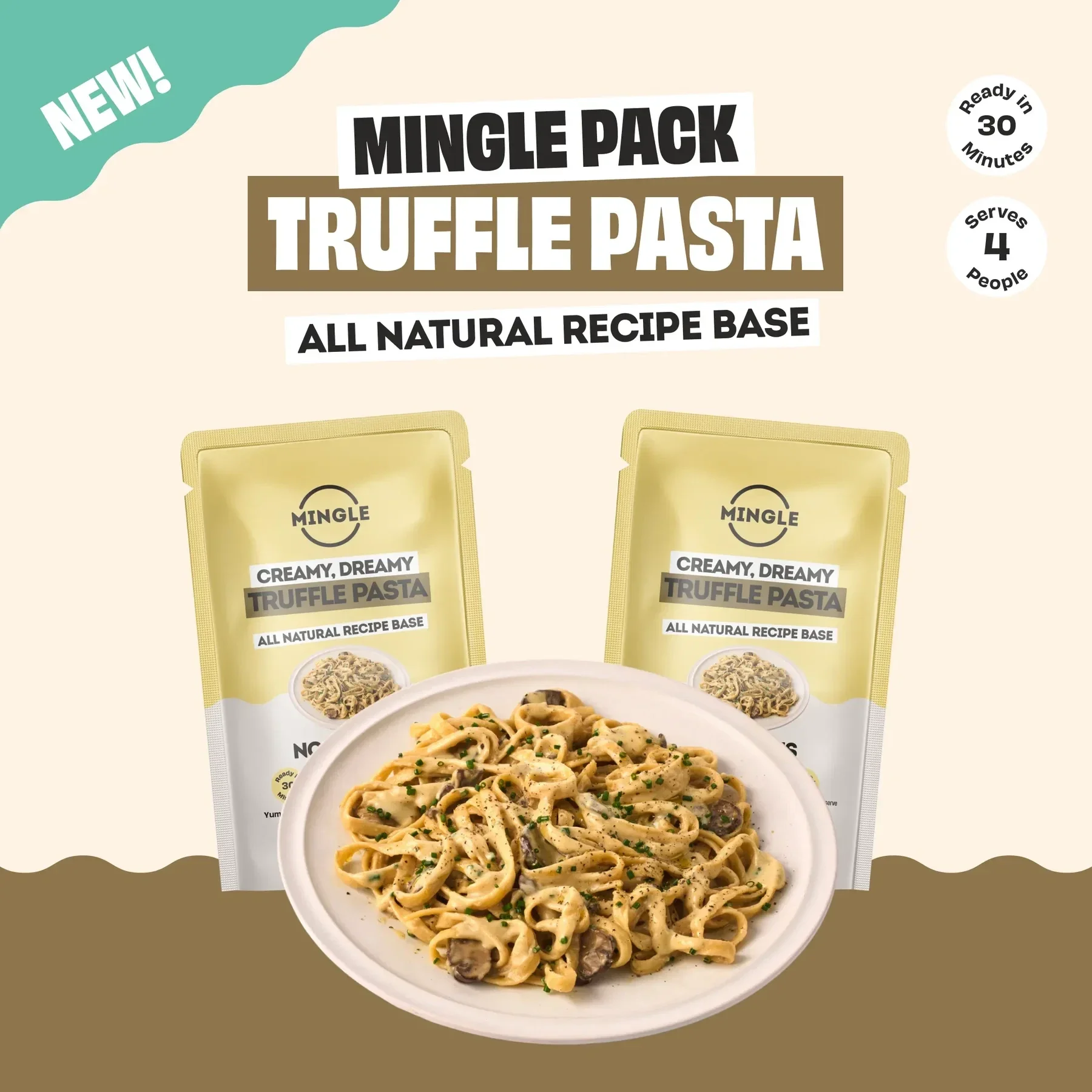 Mingle Creamy Dreamy Truffle Pasta Recipe Base 170g