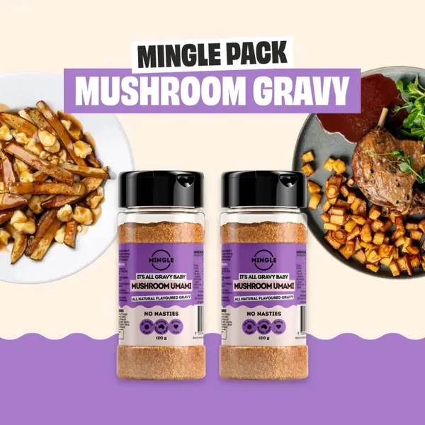 Mingle It's All Gravy Baby Mushroom Umami Gravy Large Shaker 120g