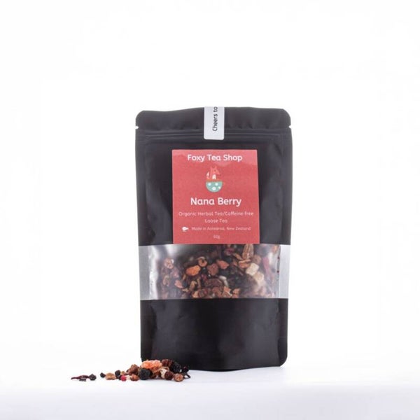 Foxy Tea Shop Organic Nana Berry Loose Tea 40g