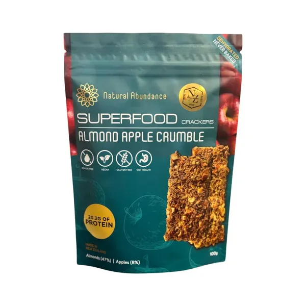Natural Abundance Superfood Crackers 100g