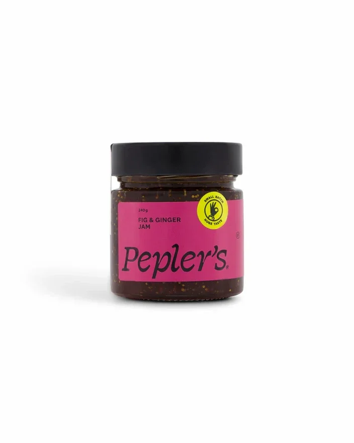 Pepler's Fig & Ginger Jam 240g
