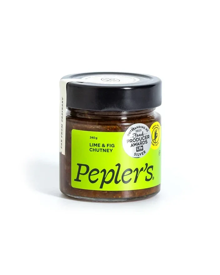 Pepler's Spicy Lime & Fig Chutney 240g