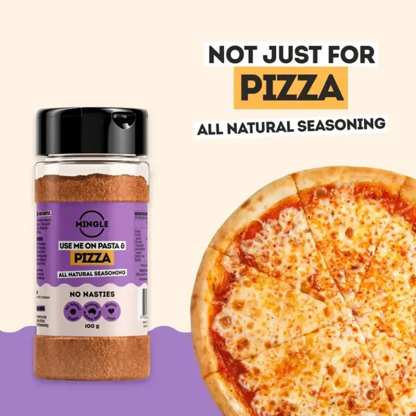 Mingle Use Me On Pasta & Pizza Large Shaker 100g