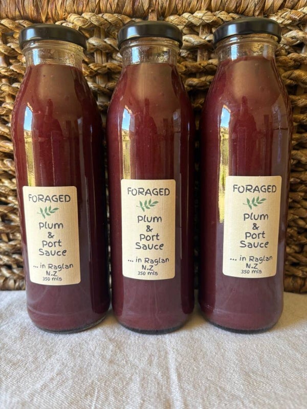 Foraged in Raglan Plum & Port Sauce 350ml