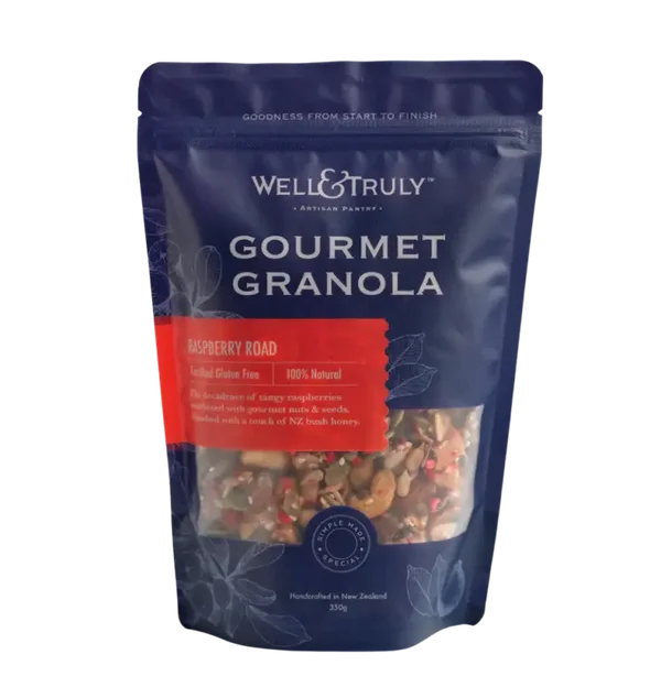 Well & Truly Raspberry Road Gourmet Granola 350g