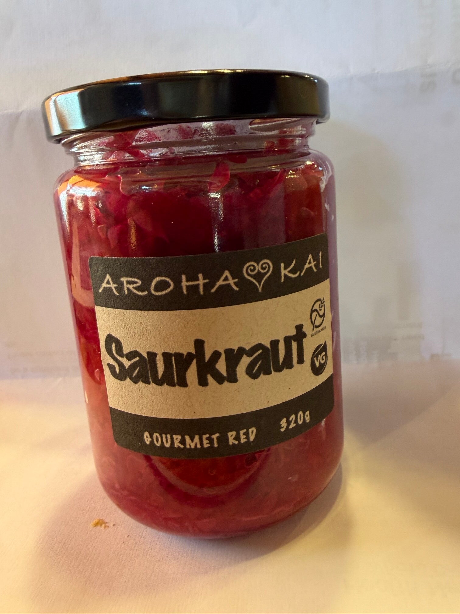 Aroha Kai Sauerkraut Gourmet Red 320g