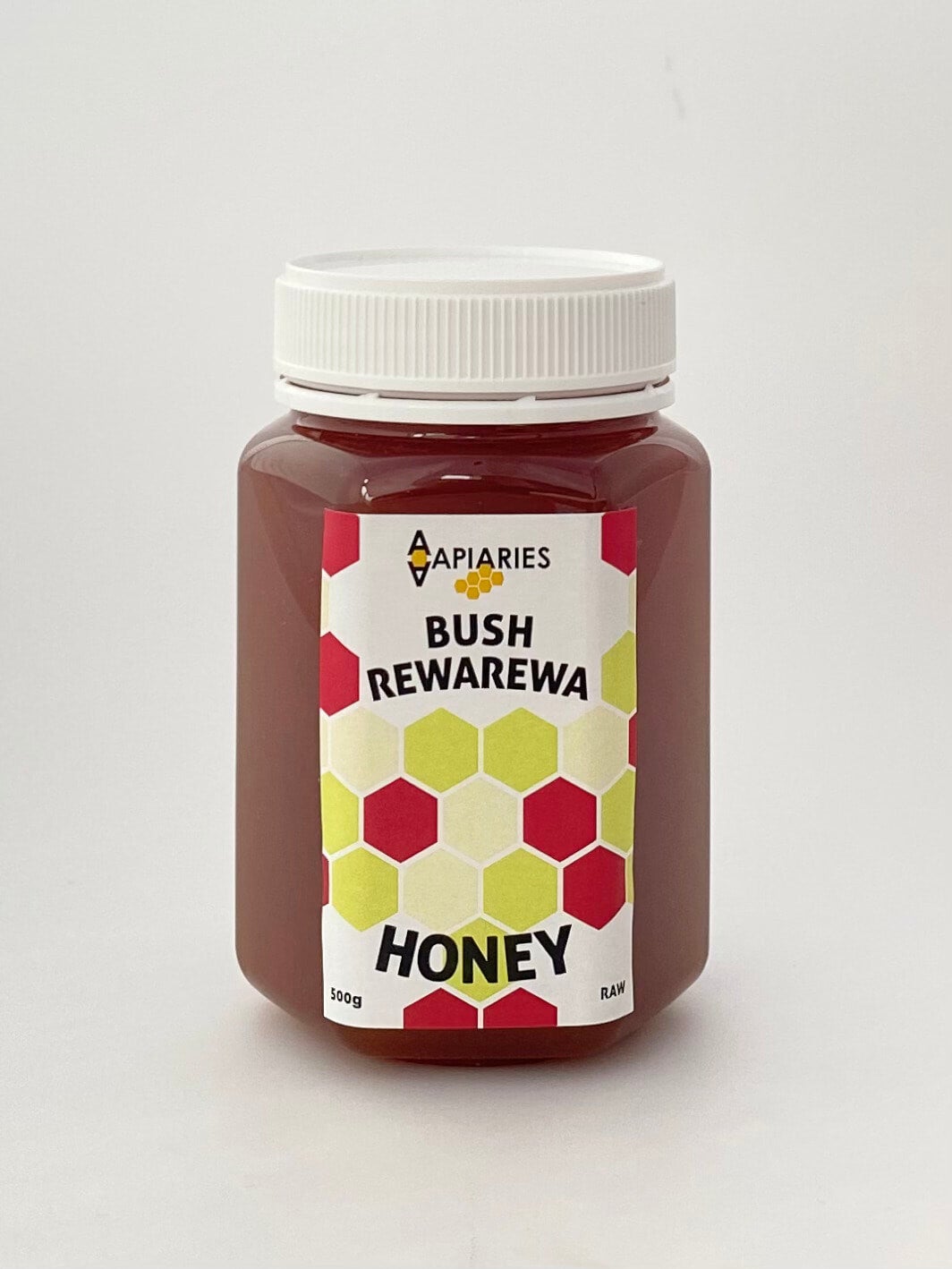 AA Apiaries Rewarewa Honey 500g