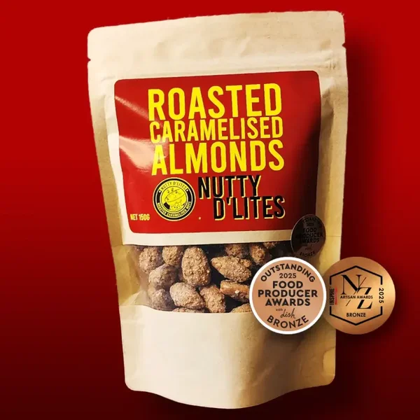 Nutty D'Lites Roasted Caramelised Almonds Pouch 150g