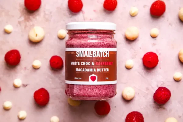 Small Batch NZ White Choc & Macadamia Butter 235g