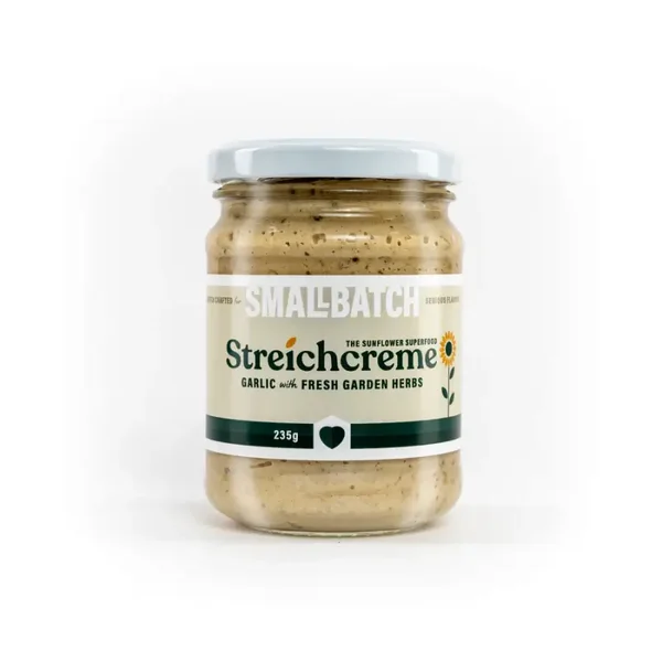 Small Batch NZ Streichcreme Garlic with Fresh Garden Herbs 235g