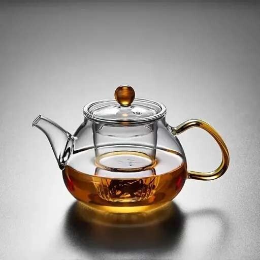 Foxy Tea Shop Glass Tea Pot