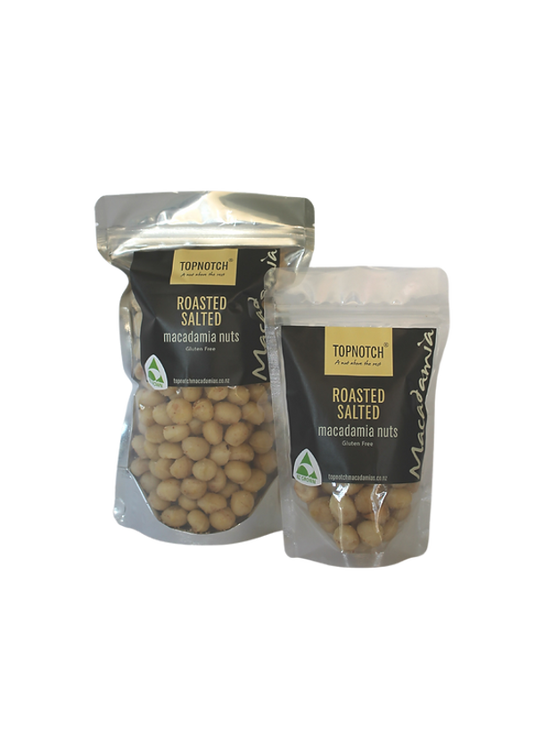 Top Notch Macadamia Roasted Salted Pouch 125g