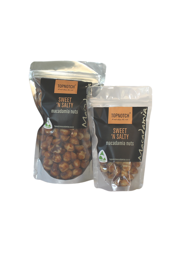 Top Notch Macadamia Sweet & Salty Pouch 125g