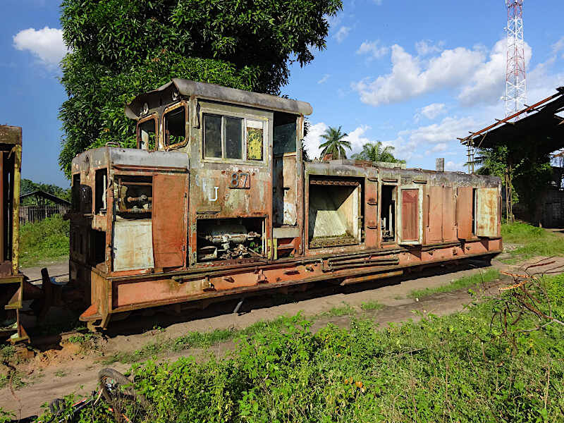 Les vestiges du chemin de fer