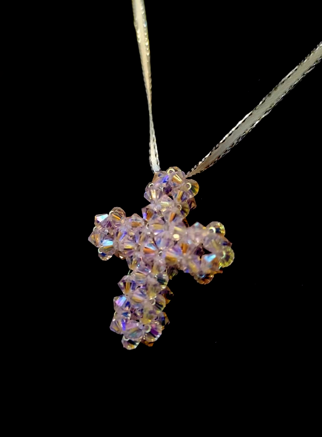 Pendentif croix 'Crystale'