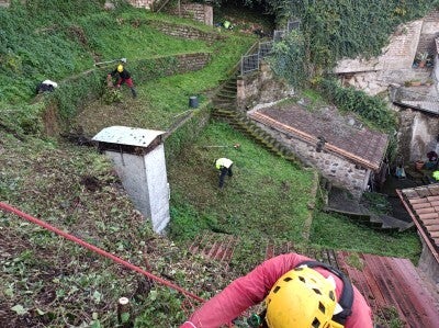 Lavori in Quota Pulizia Scarpata in Sabina (RI)