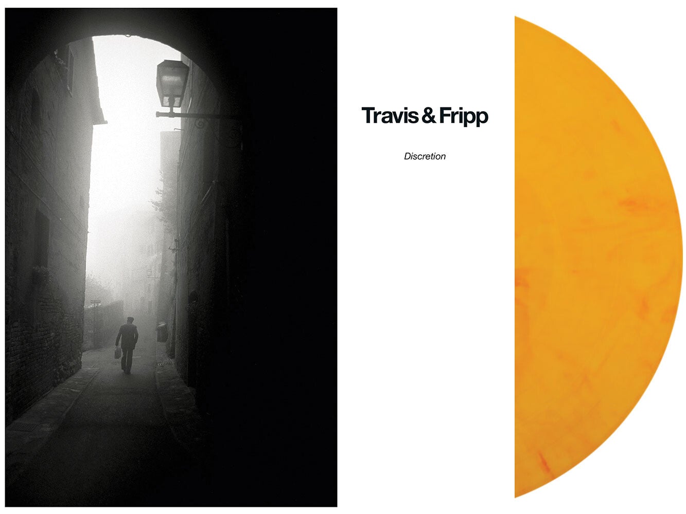 TF140 // THEO TRAVIS + ROBERT FRIPP - DISCRETION (YELLOW FLAME VINYL LP)