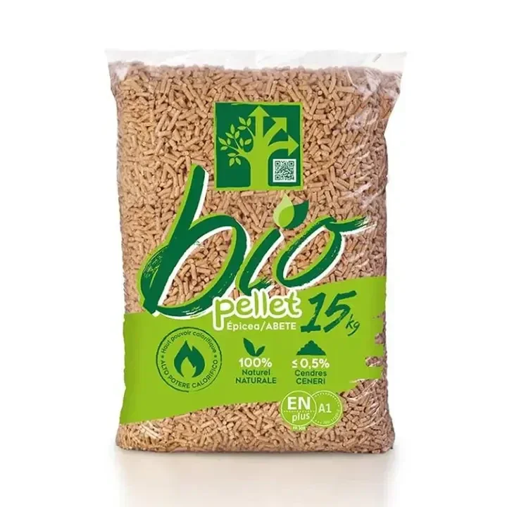 Bancale Pellet Biopellet ENplus Abete 100% 72 Sacchi da 15kg
