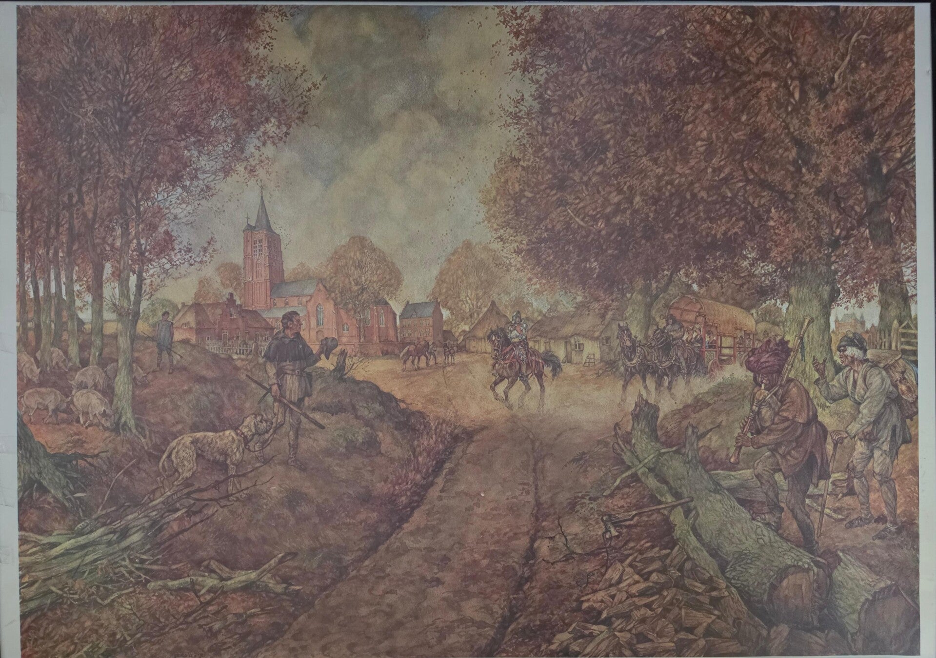 Ein Brabanter Dorf im Mittelalter