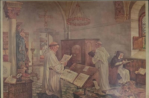 In einem mittelalterlichen Kloster