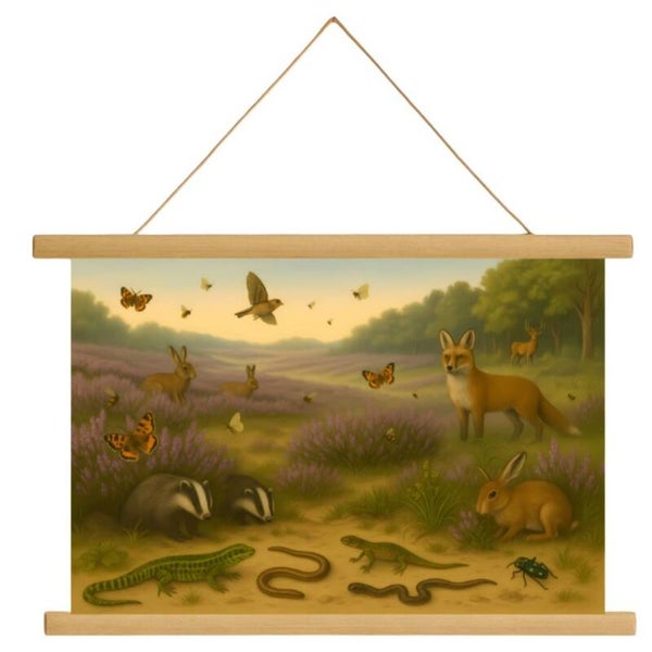 Schulposter Auf der Heide