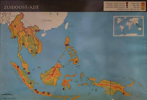 Landkarte von Südostasien