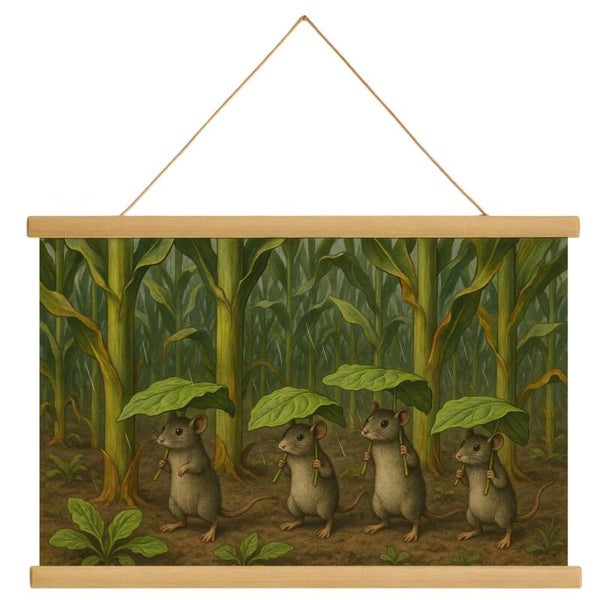 Schulposter Mäuse im Maisfeld