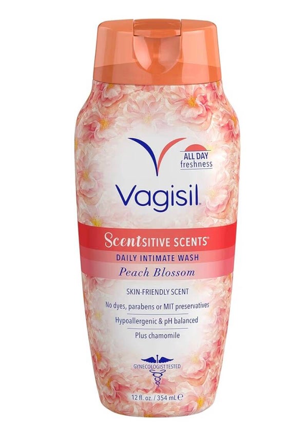 Vagisil ScentsITIVE SCENTS® DAILY INTIMATE WASH Peach Blossom 12 Fl. Oz . All day freshness