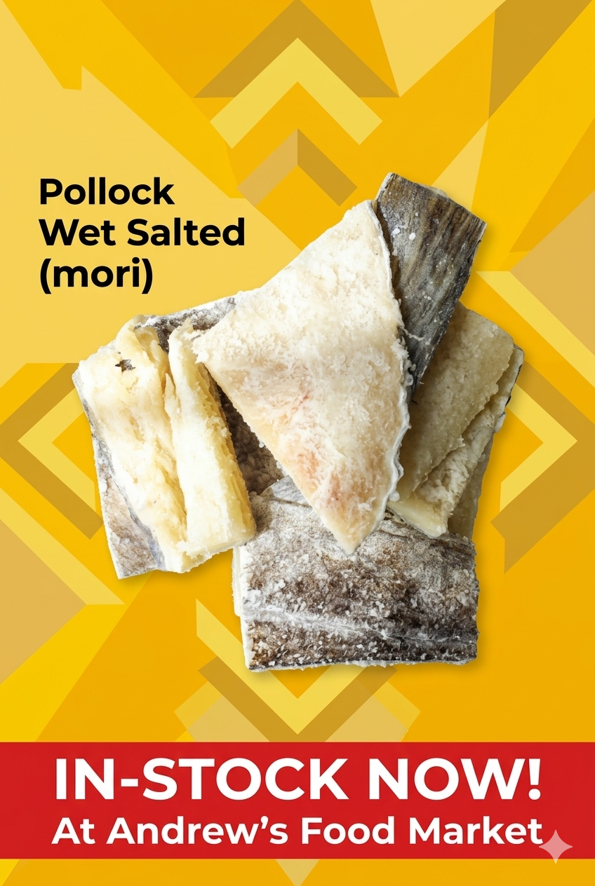 Atlantic Pollock Wet Salted 1Lbs