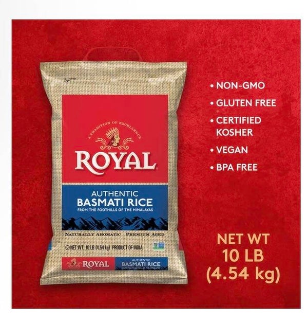 Royal basmati rice 10 Lbs