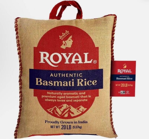 Royal basmati rice 20 Lbs