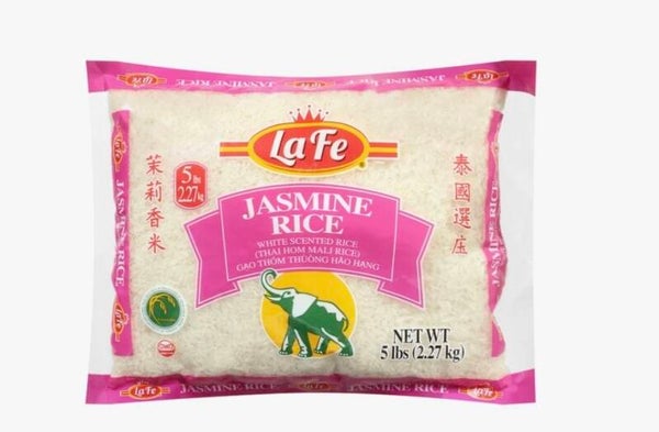Rice, Jasmine Rice Lafe 5 Lbs
