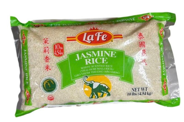 Rice , Jasmine Rice Lafe 10 Lbs