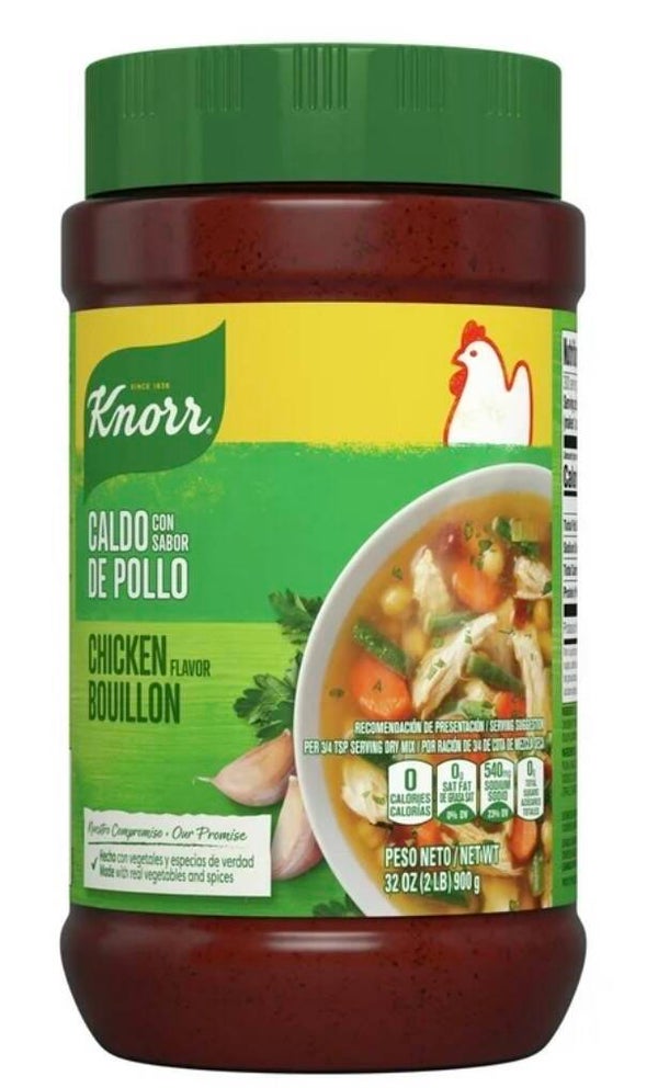Knorr shelf stable granulated chicken bouillon 32 oz