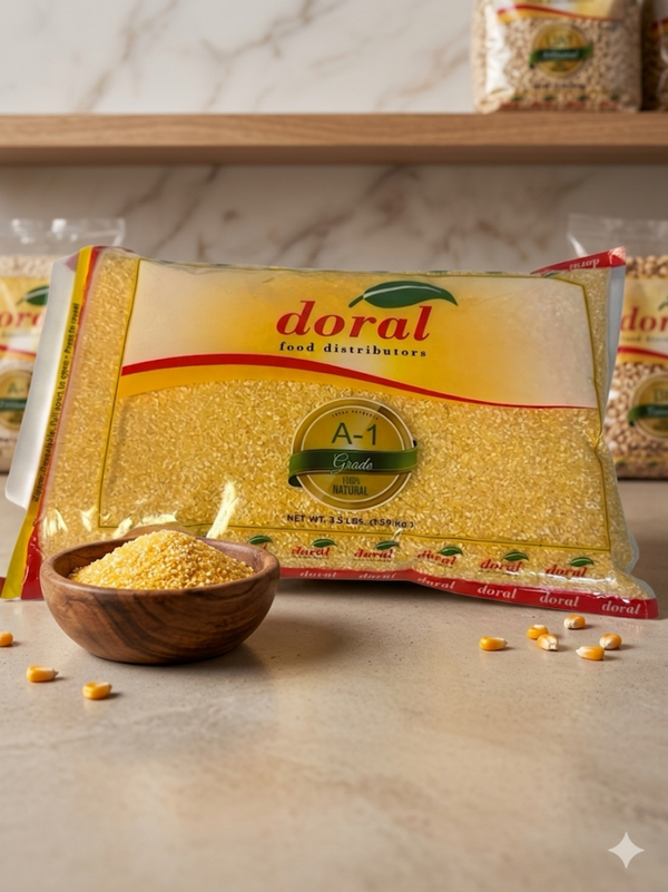 Corn meal 3.5 Lbs Doral Food ( Mayi gwo tèt)