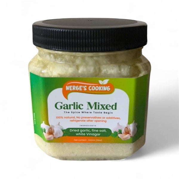 Garlic Mixed 16 oz ( lay blennde)