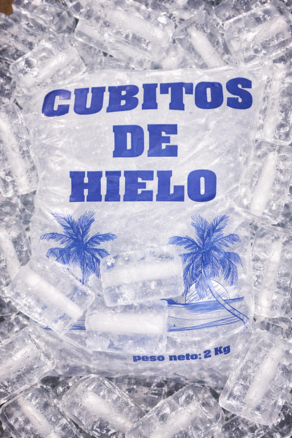 Hielo de cubitos