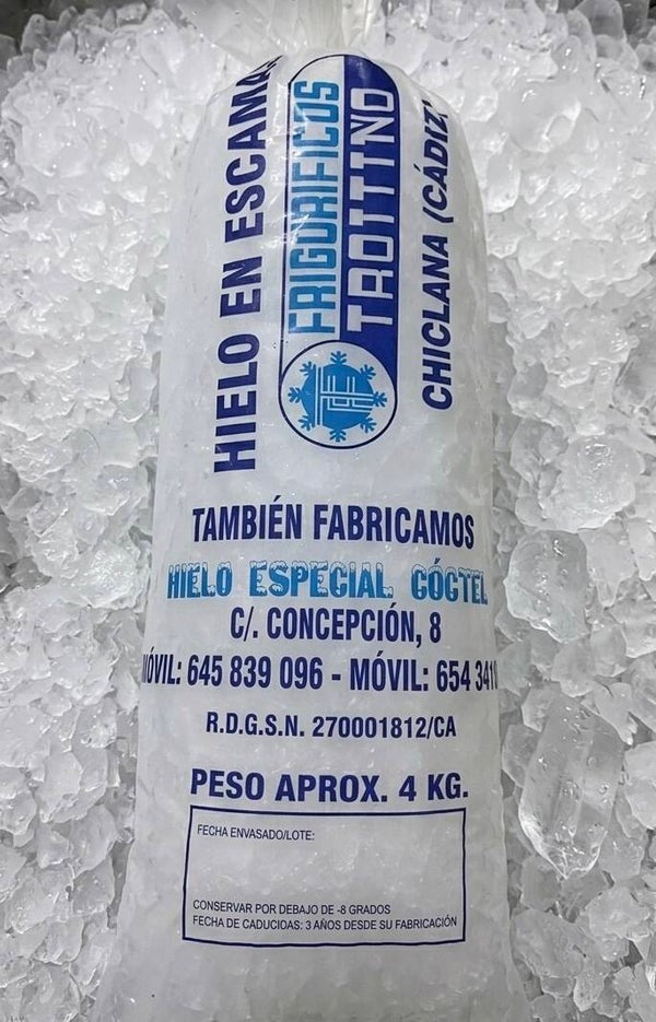 Hielo de escamas 4 kg