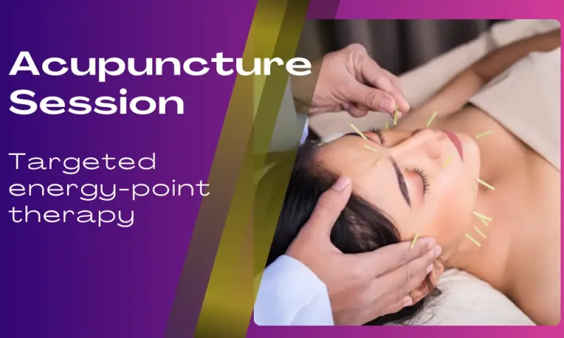 acupuncture session at healing travelers