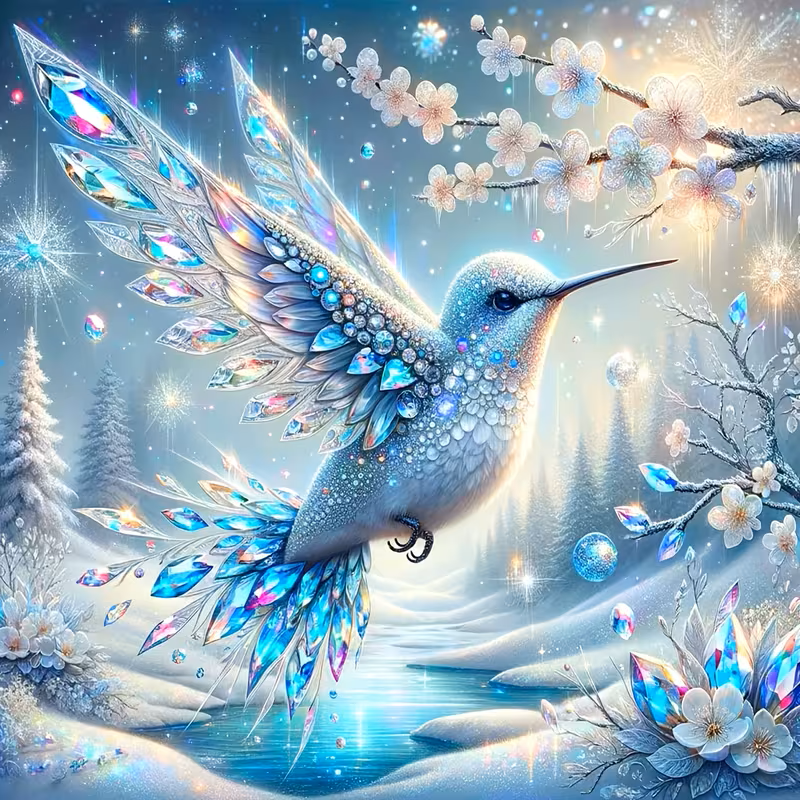 Blauer Kolibri