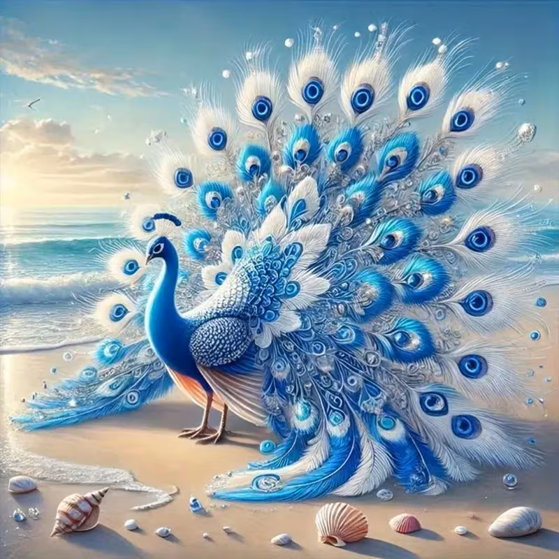 Blauer Pfau