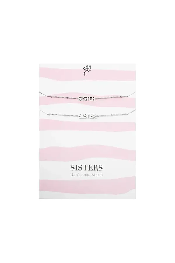 sisters duo armband zilver