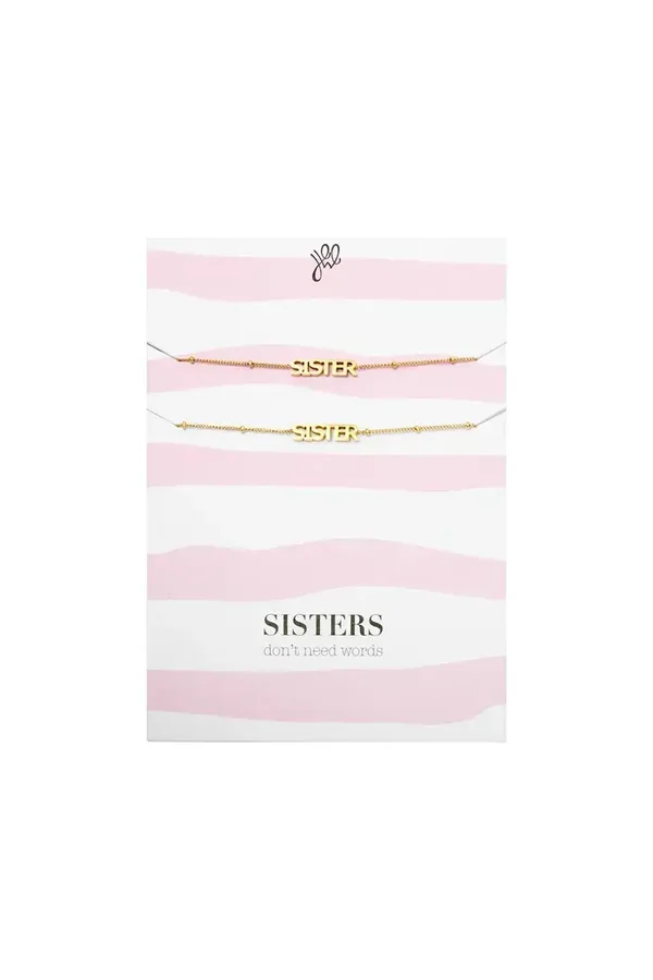 sisters duo armband goud