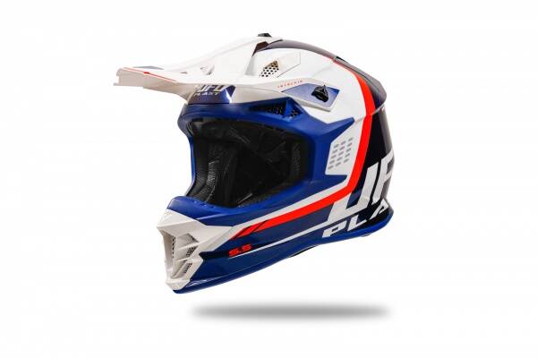 CASQUE MOTOCROSS INTREPID BLEU/BLANC UFO