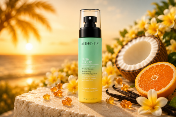 LUSH CLOUD Brazilian Sunset - Parfümiertes Körperspray 100 mL | Mit dem exklusiven Komplex PUREYOUTH™